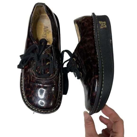 Alegria Abbi tortoise shell glazed 36 comfort Oxford - Picture 6 of 9